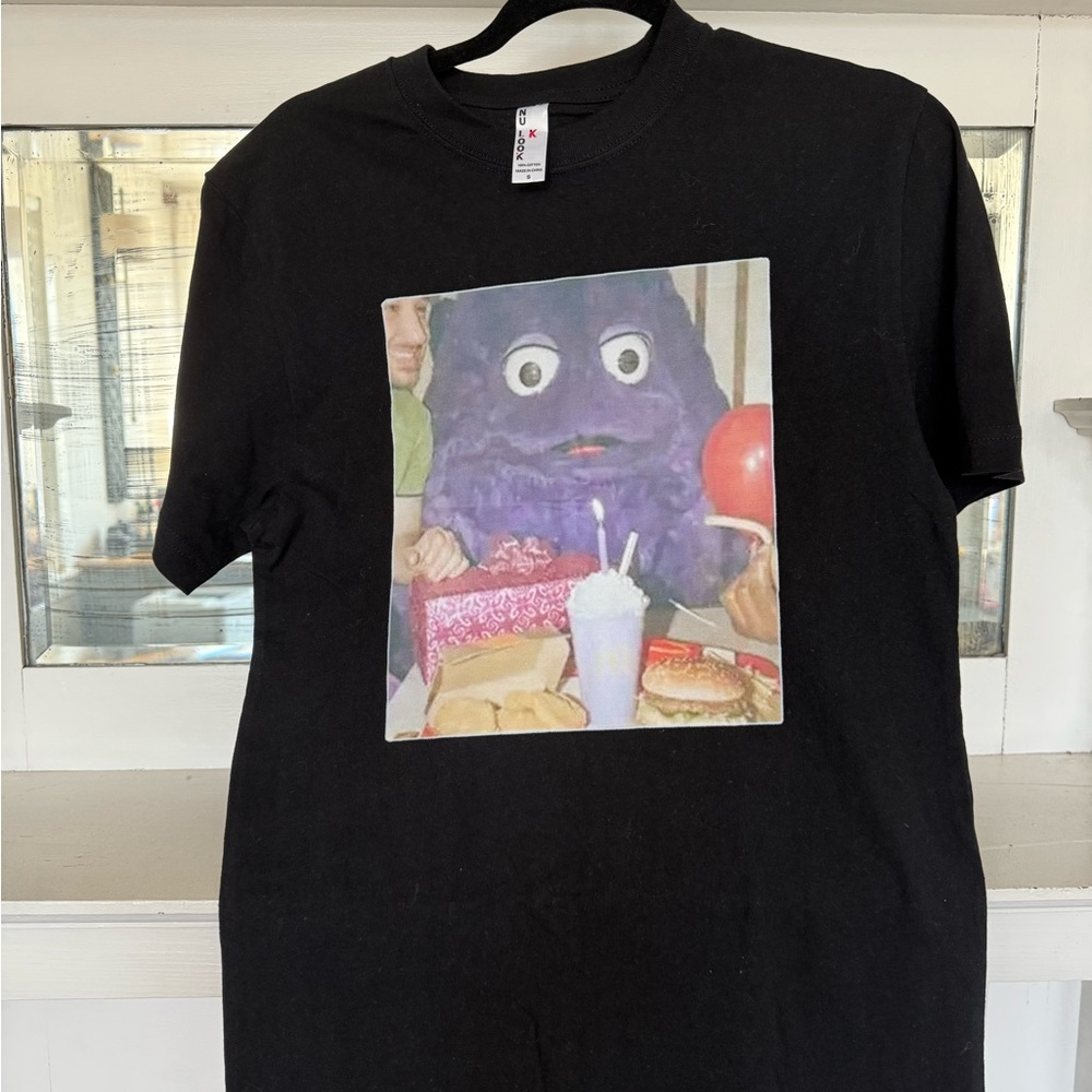 Grimace Birthday Party Image T-shirt, Adult S